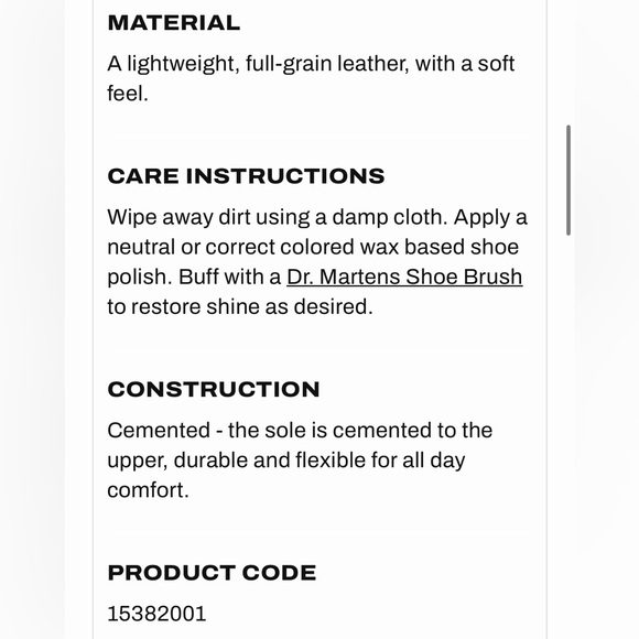 Dr. Martens Juniors Softy T Leather Boots Kids Size US2 UK1 EU33 - Picture 16 of 16